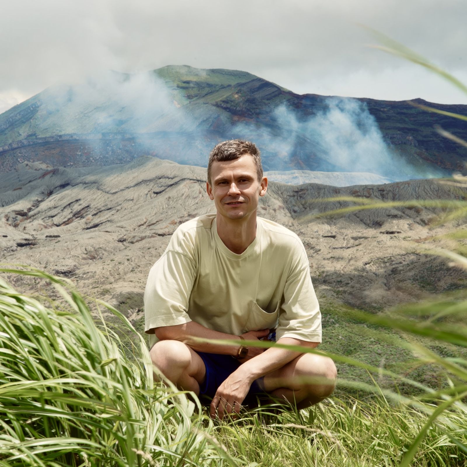 Sergey Shishkin, founder and director, on location