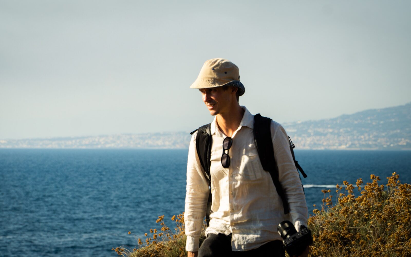 Sergey Shishkin, founder and director, on location