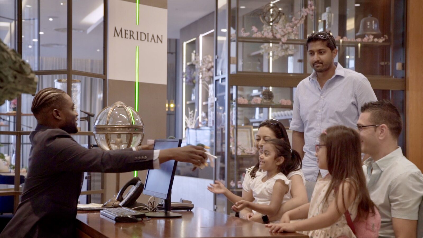 Welcome at the front desk