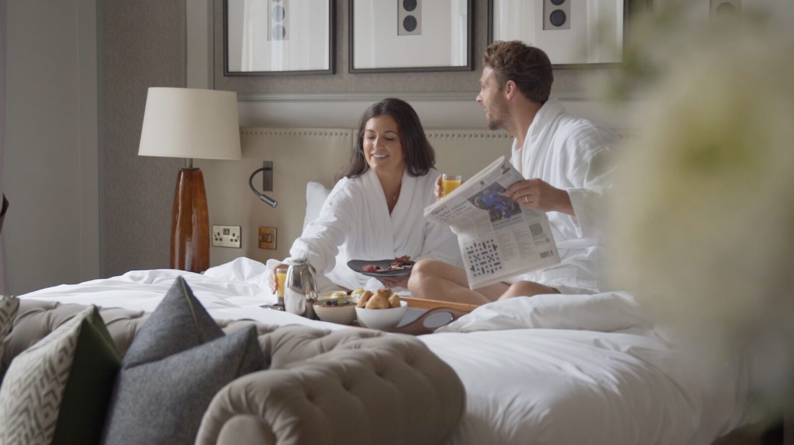 InterContinental Edinburgh The George — breakfast in the suite