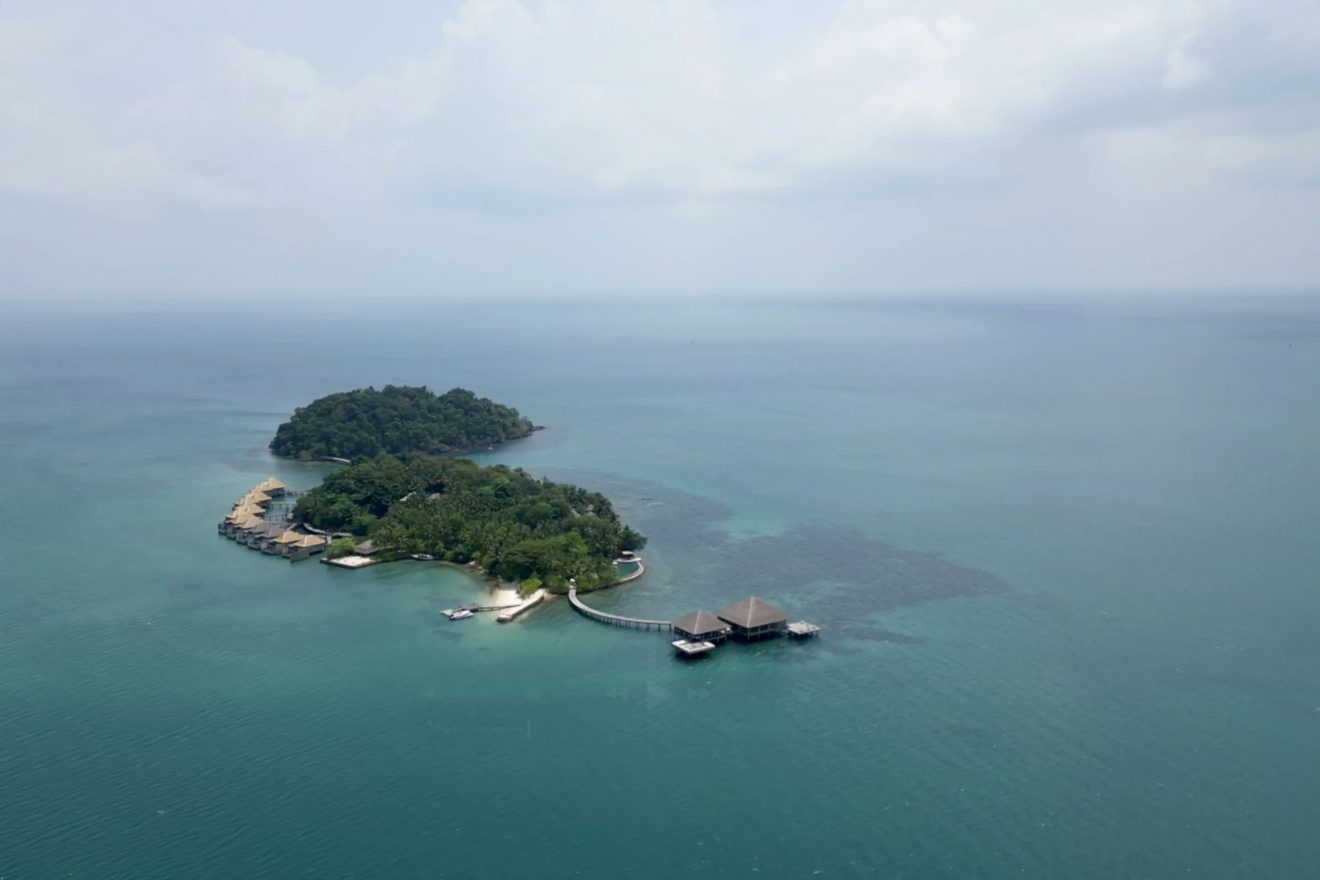 The island from above — Song Saa Private Island